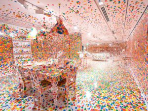 kusama yayoi polkadot universum inspiratie